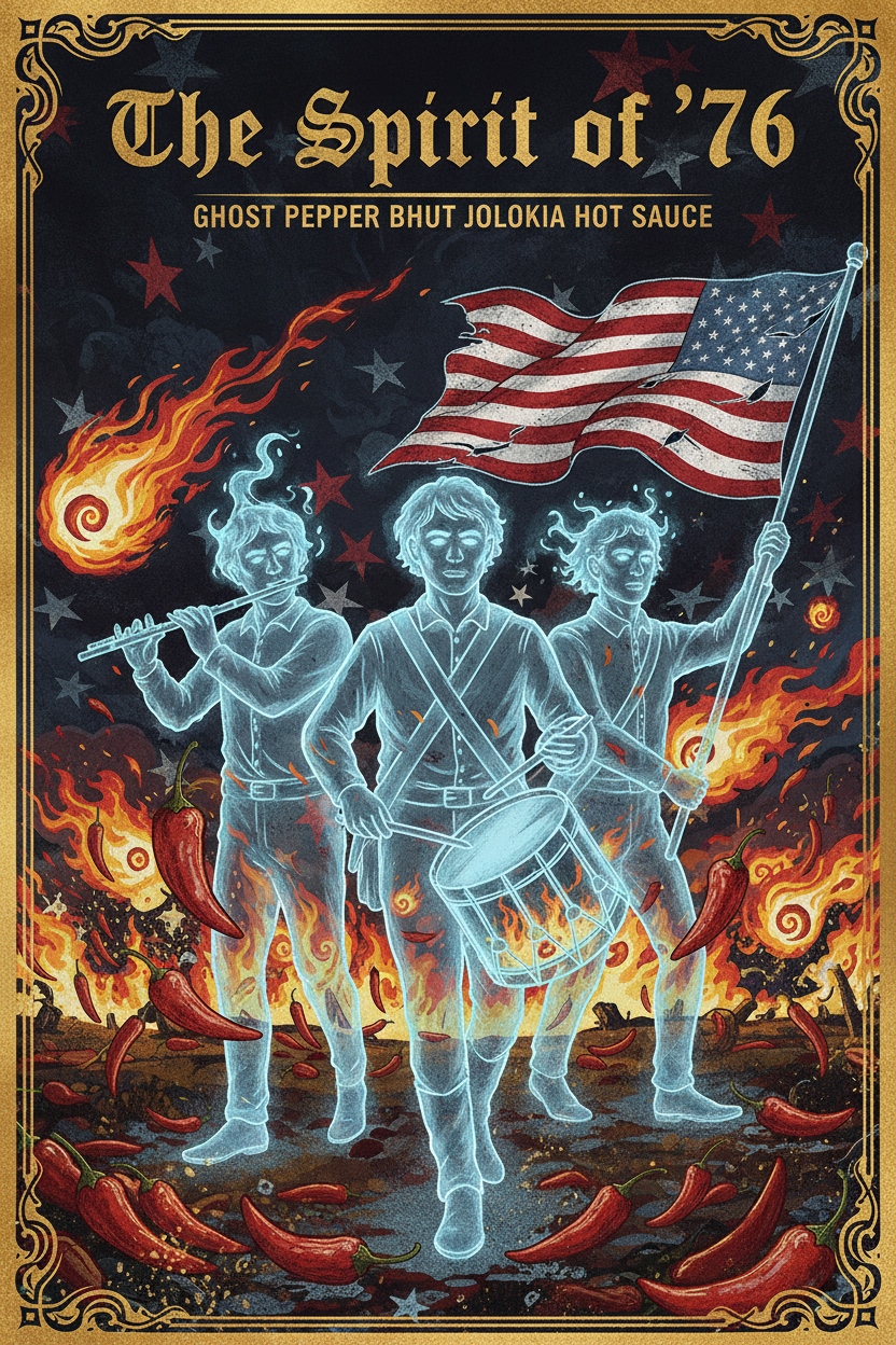 The Spirit of 76 Ghost Sauce   Dropping June 1st Pre-Orders only